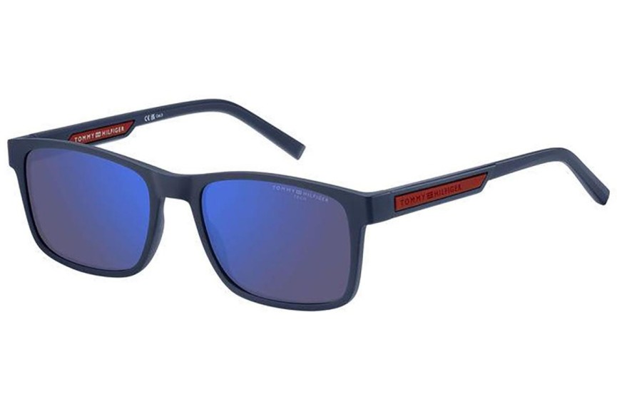 Okulary przeciwsłoneczne Tommy Hilfiger TH2089/S FLL/VI Prostokątne Niebieskie