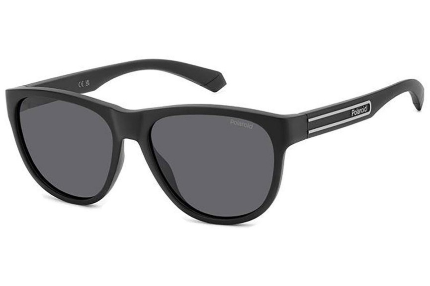 Okulary przeciwsłoneczne Polaroid PLD2156/S 003/M9 Polarized Prostokątne Czarne