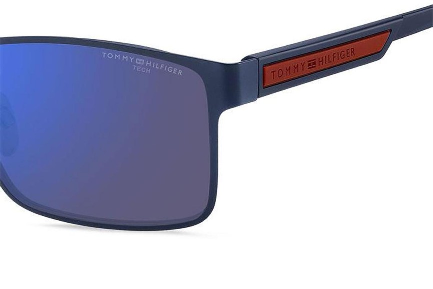 Okulary przeciwsłoneczne Tommy Hilfiger TH2087/S FLL/VI Prostokątne Niebieskie