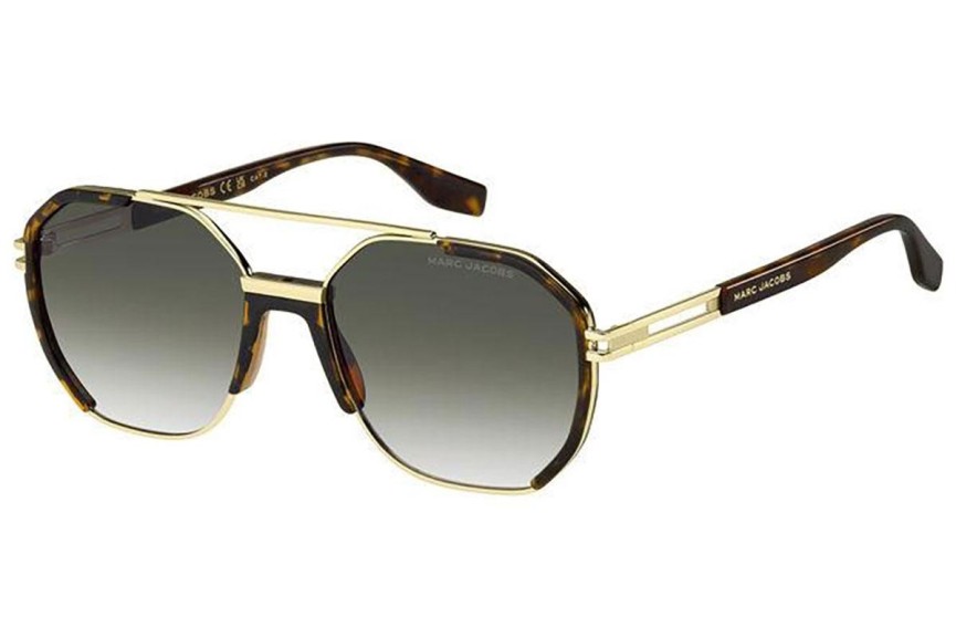 Okulary przeciwsłoneczne Marc Jacobs MARC749/S 06J/9K Kwadratowe Złote