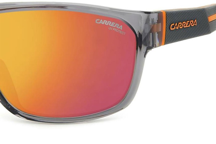 Okulary przeciwsłoneczne Carrera CARRERA4018/S M9L/UZ Prostokątne Szare