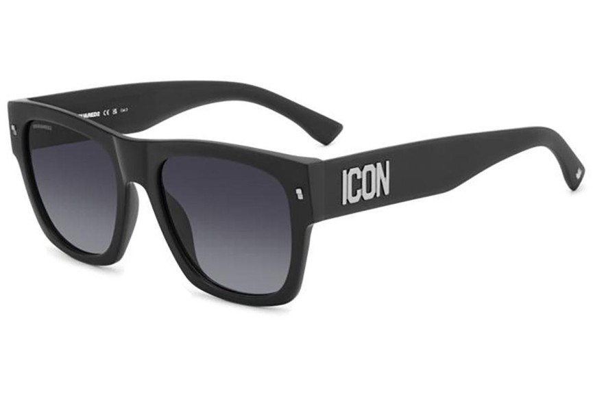 Okulary przeciwsłoneczne Dsquared2 ICON0004/S P5I/9O Kwadratowe Czarne