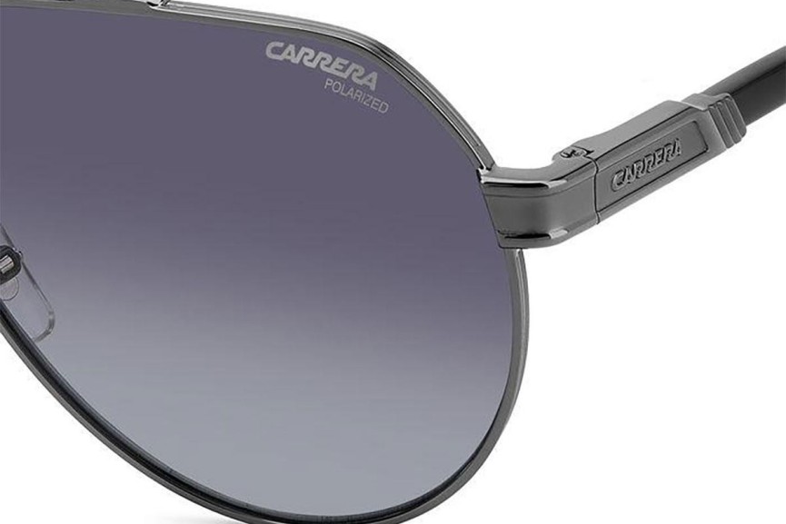 Okulary przeciwsłoneczne Carrera CARRERA1067/S KJ1/WJ Polarized Pilotki (Aviator) Szare