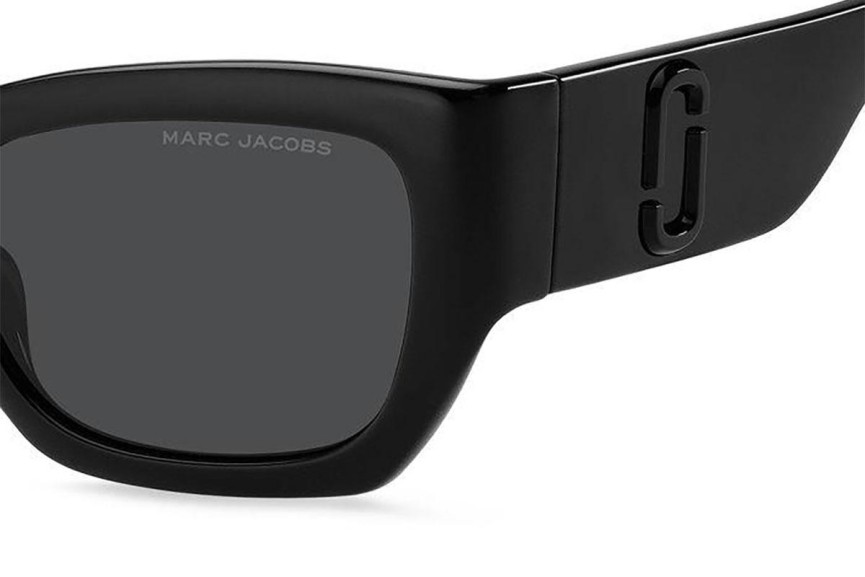 Okulary przeciwsłoneczne Marc Jacobs MARC723/S 807/IR Prostokątne Czarne