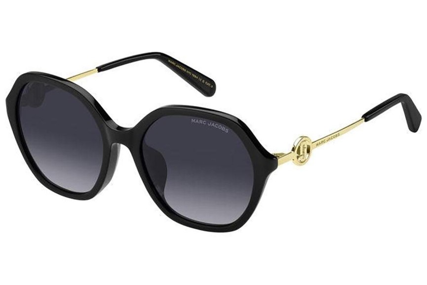 Okulary przeciwsłoneczne Marc Jacobs MARC728/F/S 807/9O Prostokątne Czarne