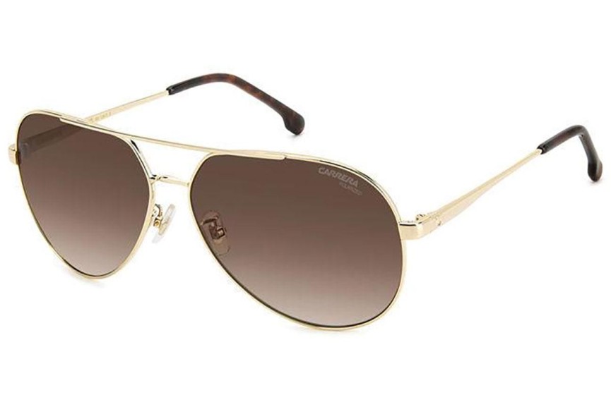 Okulary przeciwsłoneczne Carrera CARRERA3005/S 06J/LA Polarized Pilotki (Aviator) Złote