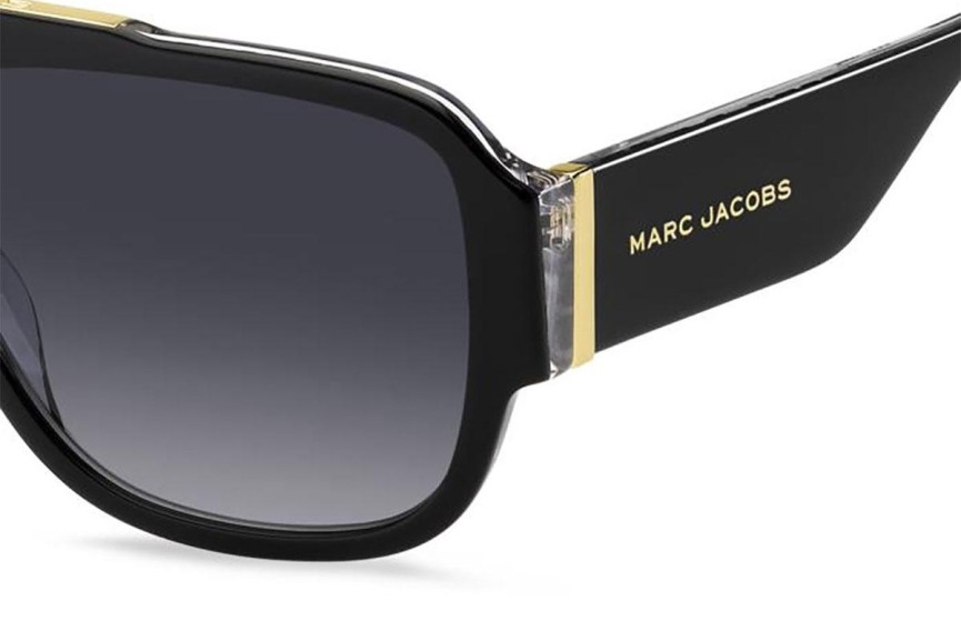 Okulary przeciwsłoneczne Marc Jacobs MARC756/S 1EI/9O Prostokątne Czarne