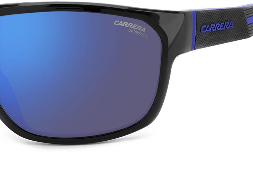 Okulary przeciwsłoneczne Carrera CARRERA4018/S D51/Z0 Prostokątne Czarne