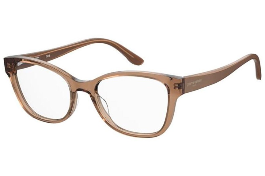 Okulary korekcyjne Pierre Cardin P.C.8531 09Q Prostokątne Brązowe