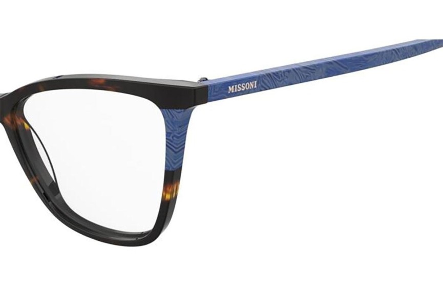 Okulary korekcyjne Missoni MIS0177 1BJ Prostokątne Havana