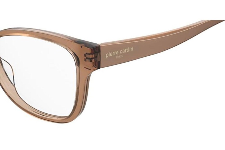 Okulary korekcyjne Pierre Cardin P.C.8531 09Q Prostokątne Brązowe