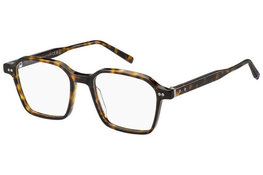 Okulary korekcyjne Tommy Hilfiger TH2071 086 Prostokątne Havana