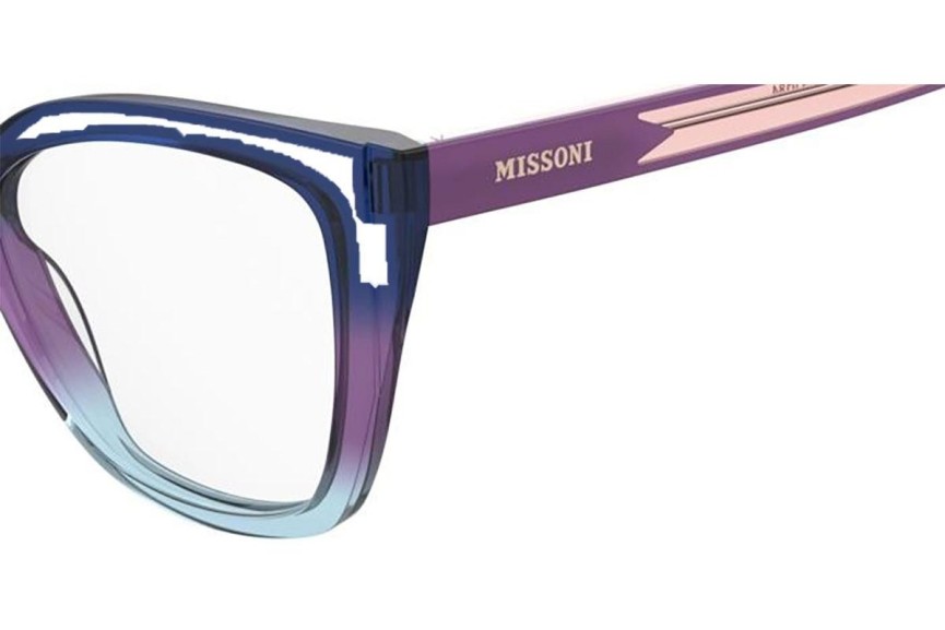 Okulary korekcyjne Missoni MIS0184 A28 Prostokątne Niebieskie