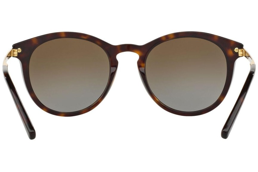 Okulary przeciwsłoneczne Michael Kors Adrianna III MK2023 3106T5 Polarized Okrągłe Havana