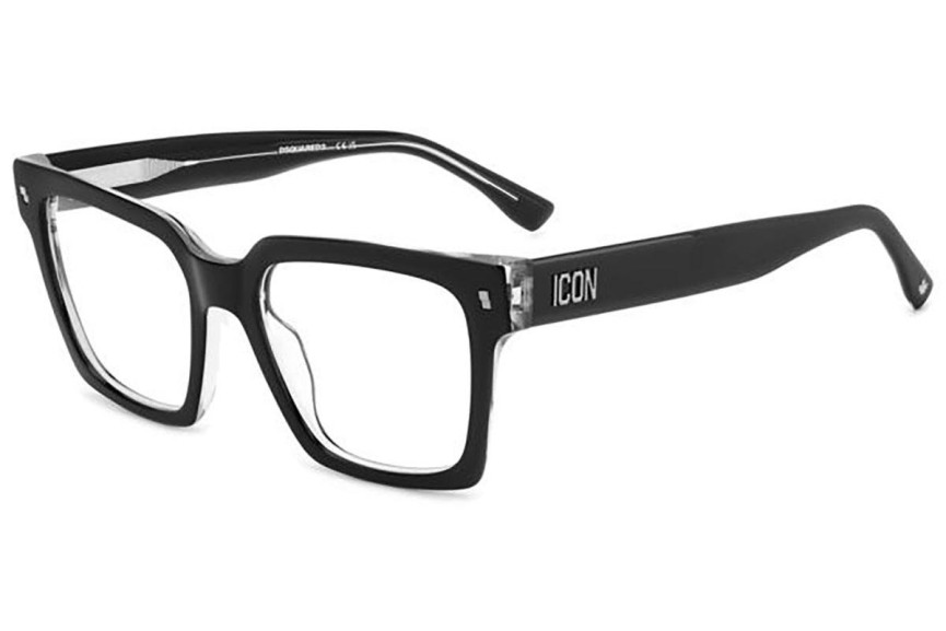 Okulary korekcyjne Dsquared2 ICON0019 7C5 Prostokątne Czarne