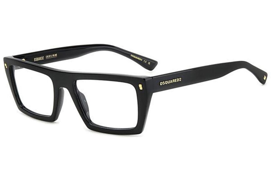 Okulary korekcyjne Dsquared2 D20130 807 Flat Top Czarne