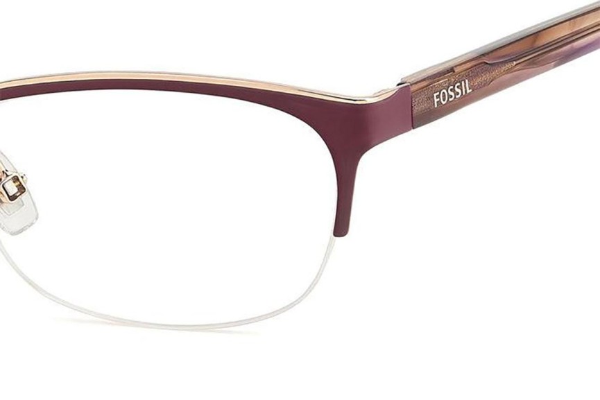 Okulary korekcyjne Fossil FOS7171/G C9A Kocie oczy Czerwone