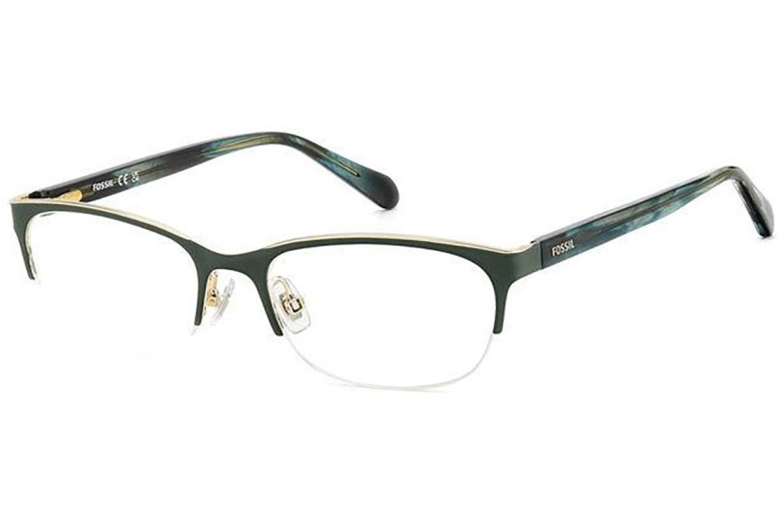 Okulary korekcyjne Fossil FOS7171/G 1ED Kocie oczy Zielone