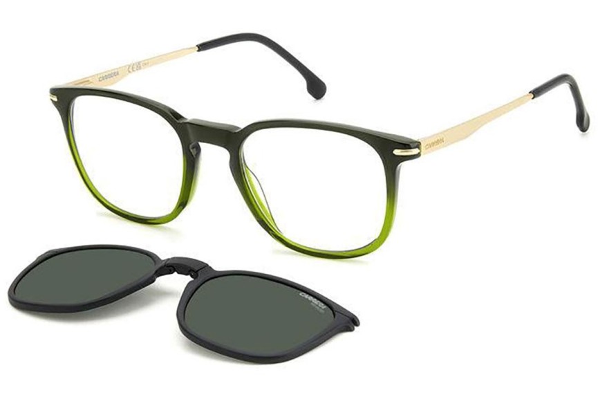 Okulary korekcyjne Carrera CA332/CS 4C3/UC Polarized Prostokątne Zielone