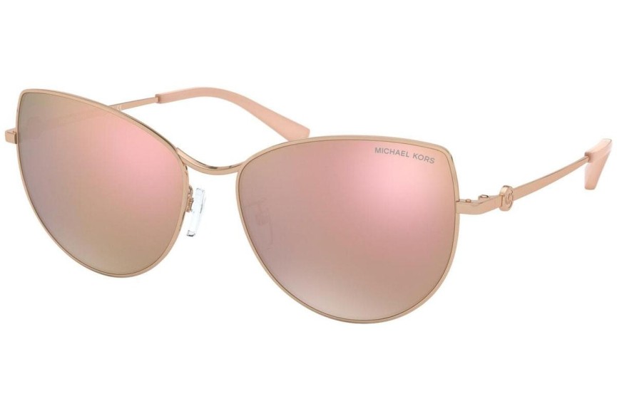 Okulary przeciwsłoneczne Michael Kors La Paz MK1062 1108M5 Polarized Kocie oczy Złote