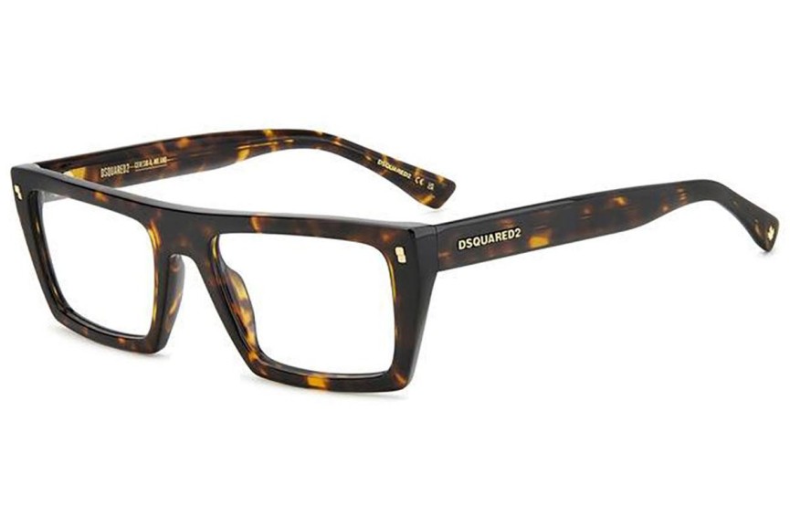 Okulary korekcyjne Dsquared2 D20130 086 Flat Top Havana