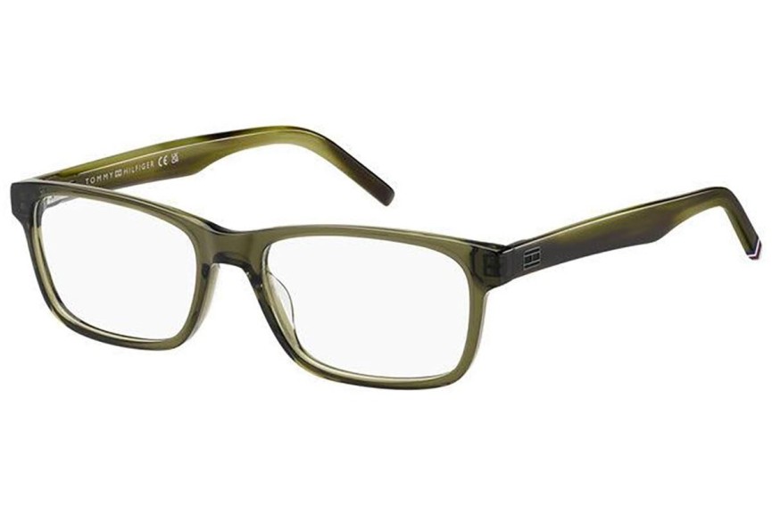 Okulary korekcyjne Tommy Hilfiger TH2076 1ED Prostokątne Zielone