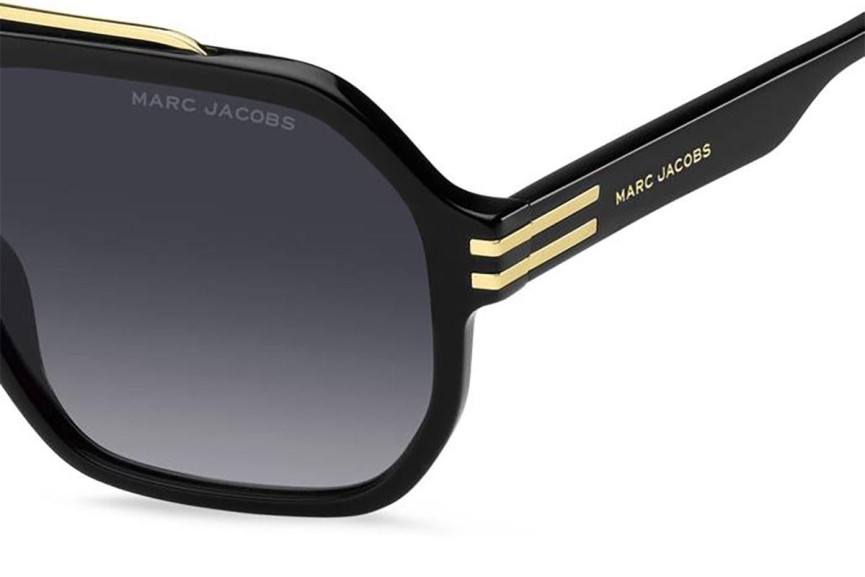 Okulary przeciwsłoneczne Marc Jacobs MARC753/S 807/9O Kwadratowe Czarne