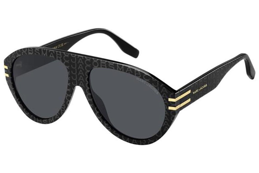 Okulary przeciwsłoneczne Marc Jacobs MARC747/S 03L/IR Pilotki (Aviator) Czarne