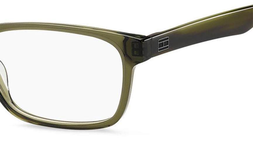 Okulary korekcyjne Tommy Hilfiger TH2076 1ED Prostokątne Zielone