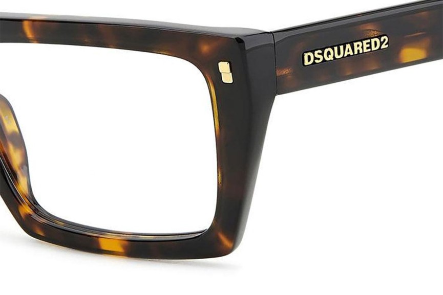 Okulary korekcyjne Dsquared2 D20130 086 Flat Top Havana