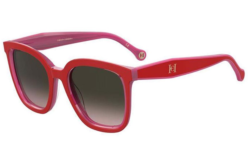 Okulary przeciwsłoneczne Carolina Herrera HER0225/G/S 45X/M2 Kwadratowe Czerwone