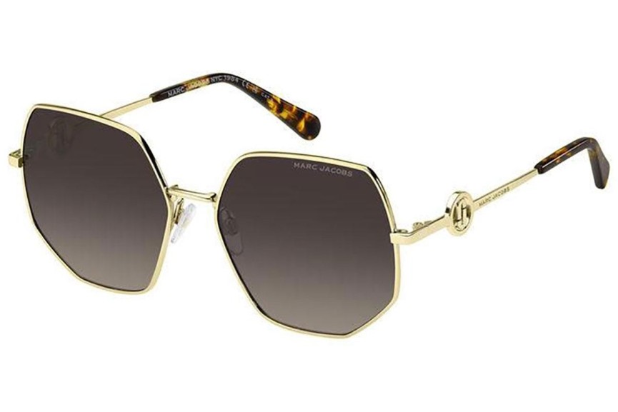 Okulary przeciwsłoneczne Marc Jacobs MARC730/S 06J/HA Kwadratowe Złote