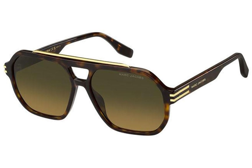 Okulary przeciwsłoneczne Marc Jacobs MARC753/S 086/SE Kwadratowe Havana