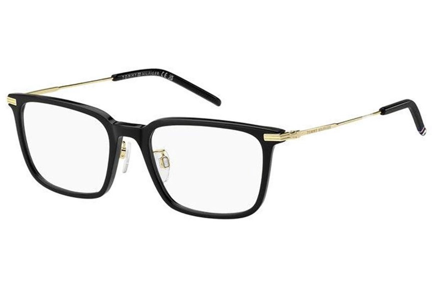 Okulary korekcyjne Tommy Hilfiger TH2116/F 807 Prostokątne Czarne