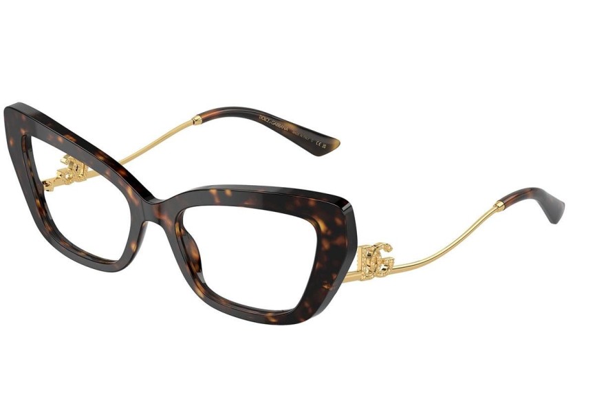 Okulary korekcyjne Dolce & Gabbana DG3391B 502 Kocie oczy Havana