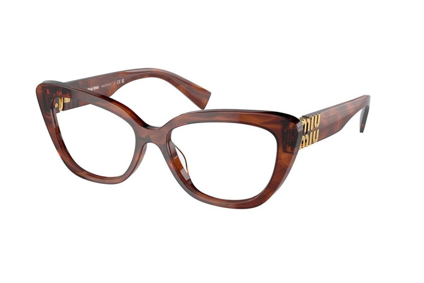 Okulary korekcyjne Miu Miu MU05VV 11Q1O1 Kocie oczy Havana