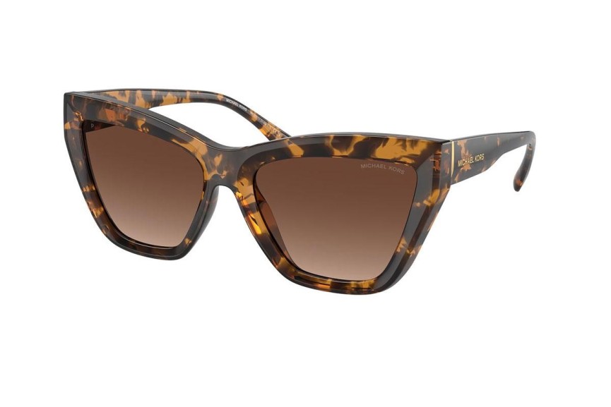 Okulary przeciwsłoneczne Michael Kors Dubai MK2211U 3006T5 Polarized Kocie oczy Havana