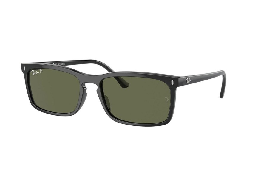 Okulary przeciwsłoneczne Ray-Ban RB4435 901/58 Polarized Prostokątne Czarne