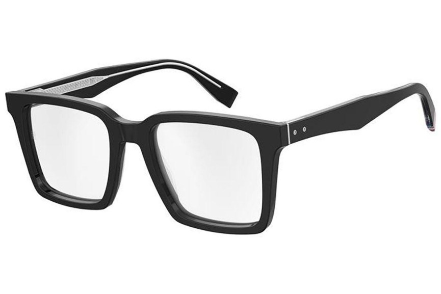 Okulary przeciwsłoneczne Tommy Hilfiger TH2067/S 807/T4 Prostokątne Czarne