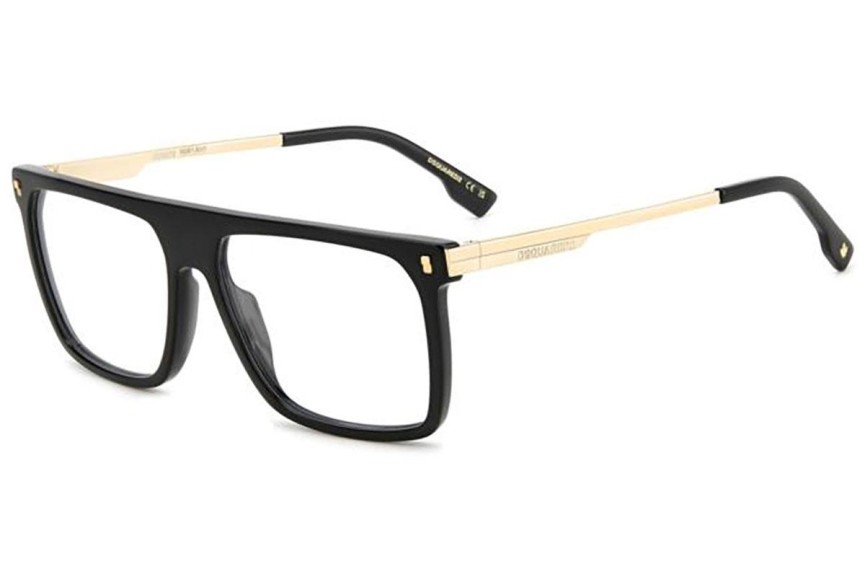 Okulary korekcyjne Dsquared2 D20122 2M2 Flat Top Czarne