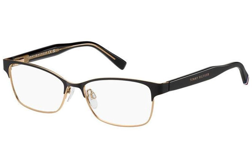 Okulary korekcyjne Tommy Hilfiger TH2107 1UV Prostokątne Czarne