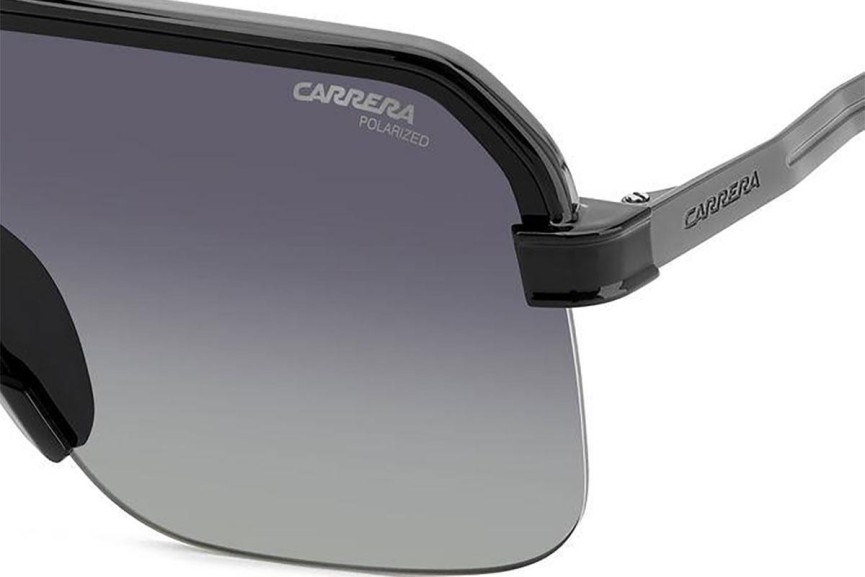 Okulary przeciwsłoneczne Carrera CARRERA1066/S 807/WJ Polarized Kwadratowe Czarne