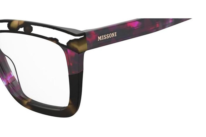 Okulary korekcyjne Missoni MIS0173 2TM Prostokątne Fioletowe