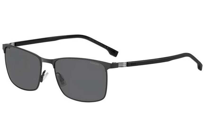 Okulary przeciwsłoneczne BOSS BOSS1635/S SVK/M9 Polarized Prostokątne Czarne