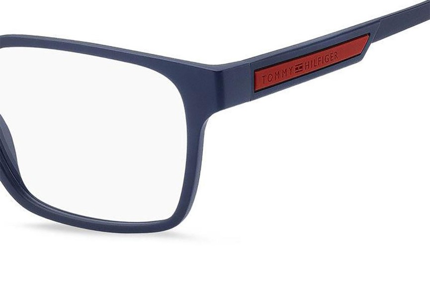 Okulary korekcyjne Tommy Hilfiger TH2093 WIR Prostokątne Niebieskie