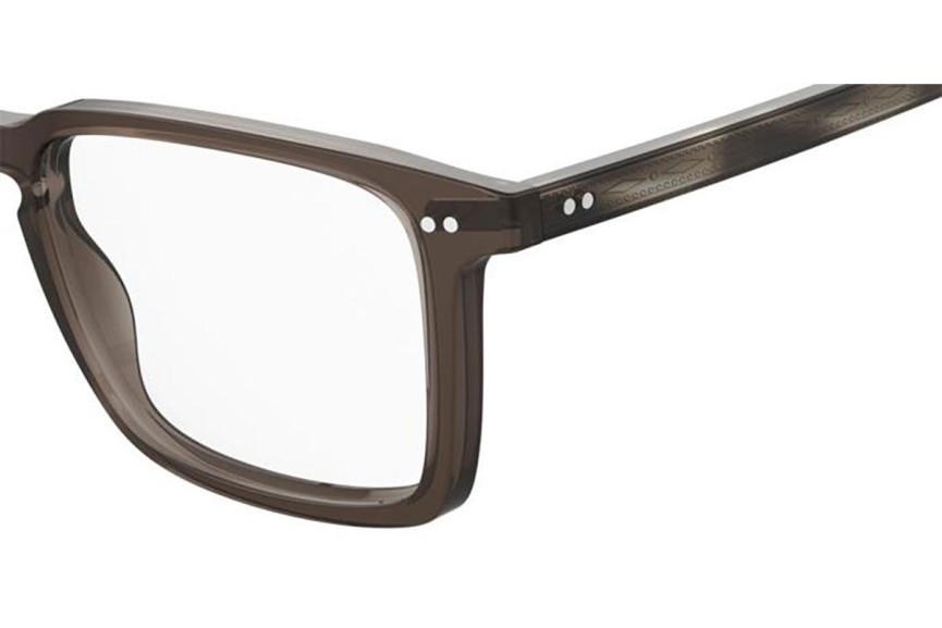 Okulary korekcyjne Pierre Cardin P.C.6278 09Q Prostokątne Brązowe