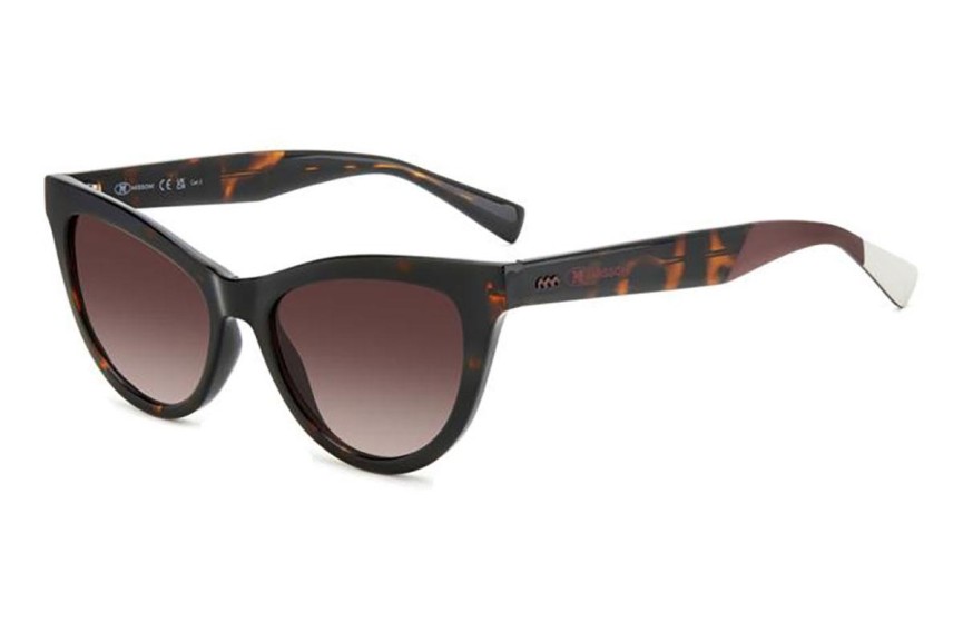 Okulary przeciwsłoneczne M Missoni MMI0170/S 086/HA Kocie oczy Havana