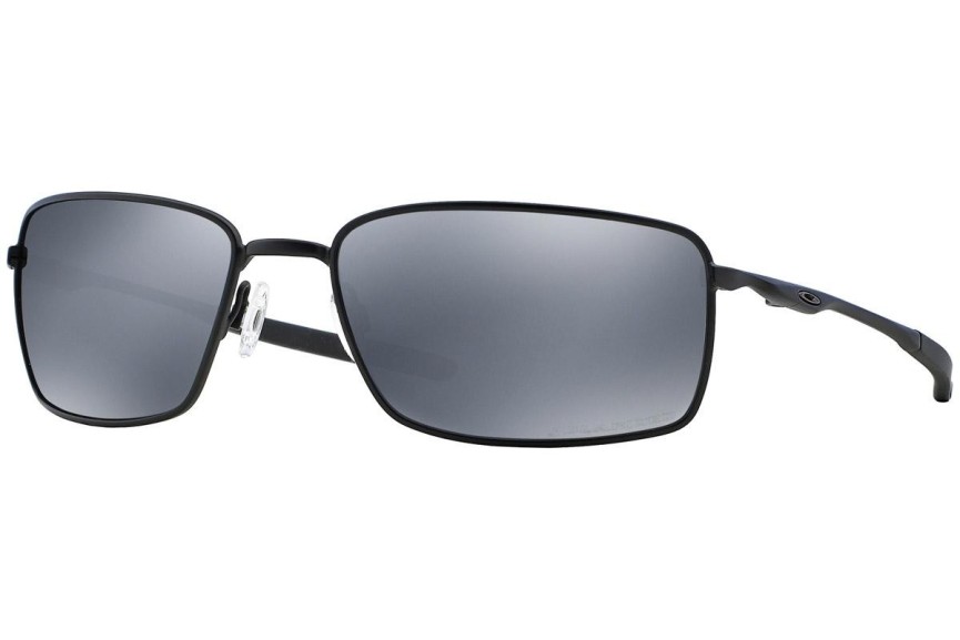 Okulary przeciwsłoneczne Oakley Square Wire OO4075-05 Polarized Prostokątne Czarne