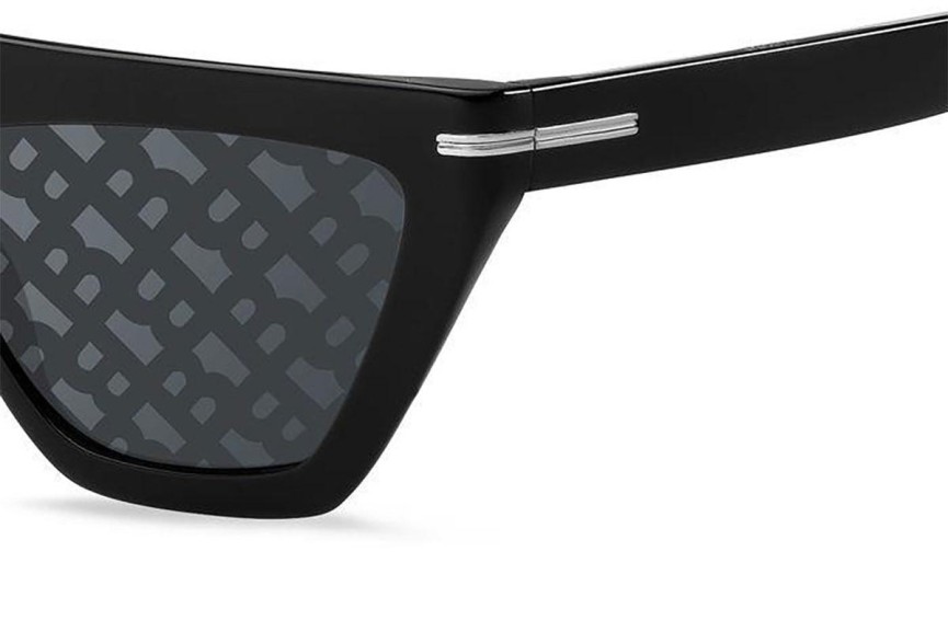 Okulary przeciwsłoneczne BOSS BOSS1609/S 807/MD Polarized Flat Top Czarne