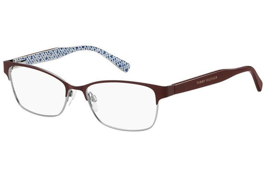 Okulary korekcyjne Tommy Hilfiger TH2107 GJ2 Prostokątne Czerwone